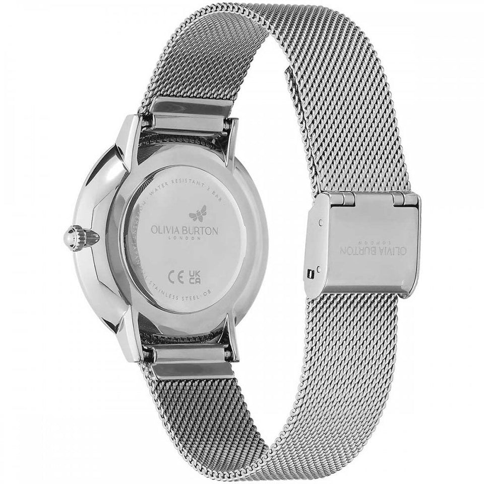 Olivia Burton Ladies Signature Butterfly 35mm Mesh Bracelet Watch