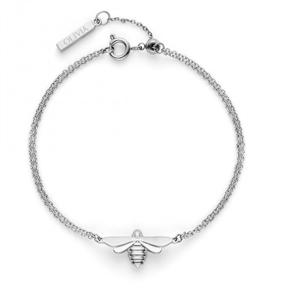Olivia Burton Ladies Signature Honey Bee Double Bracelet