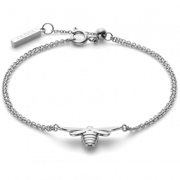 Olivia Burton Ladies Signature Honey Bee Double Bracelet