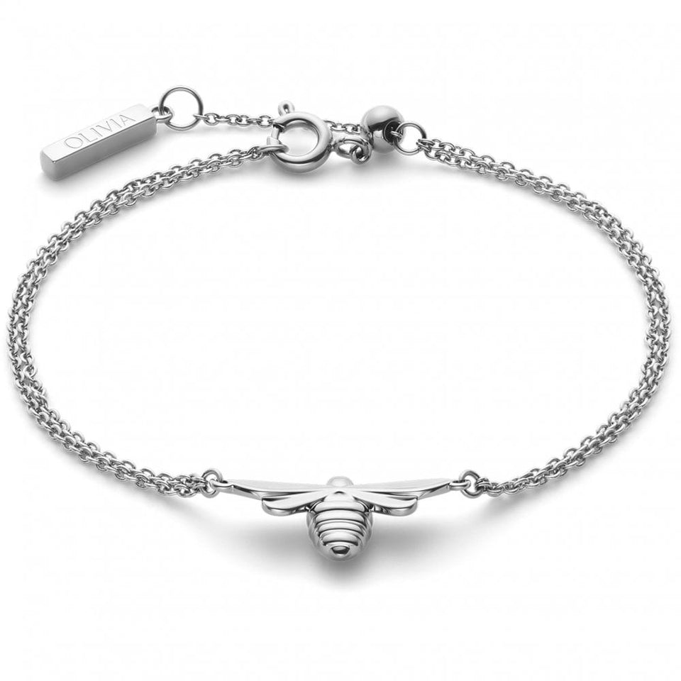 Olivia Burton Ladies Signature Honey Bee Double Bracelet