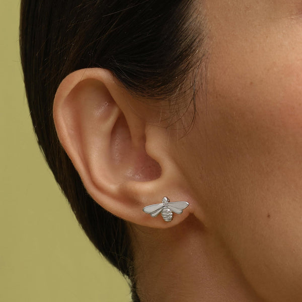 Olivia Burton Ladies Signature Honey Bee Stud Earrings