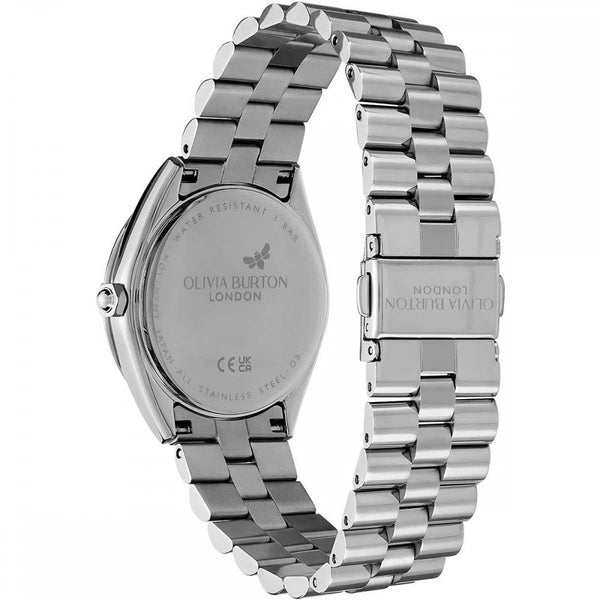 Olivia Burton Ladies Sports Luxe 34mm Mellow Rose Dial Bracelet Watch