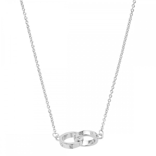 Olivia Burton Ladies Stone Set Interlocking Rings Necklace