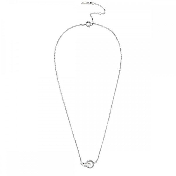 Olivia Burton Ladies Stone Set Interlocking Rings Necklace