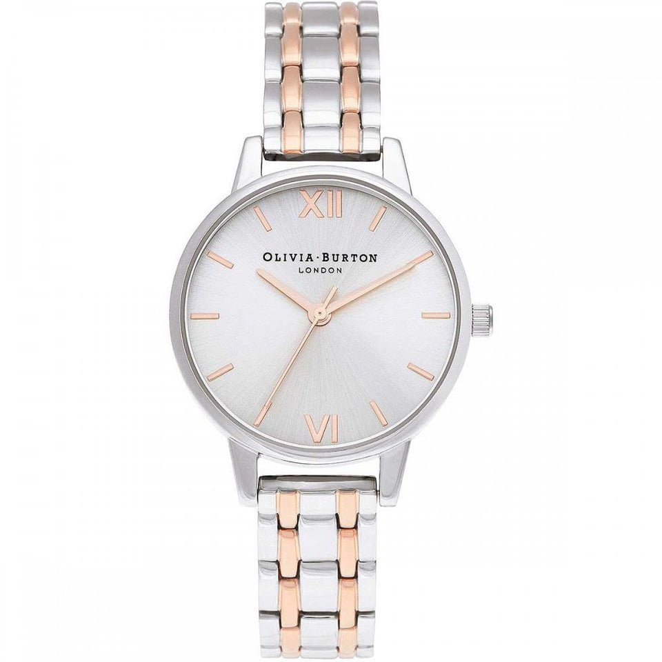 Olivia Burton Ladies The England 30mm Two Tone Bracelet Watch