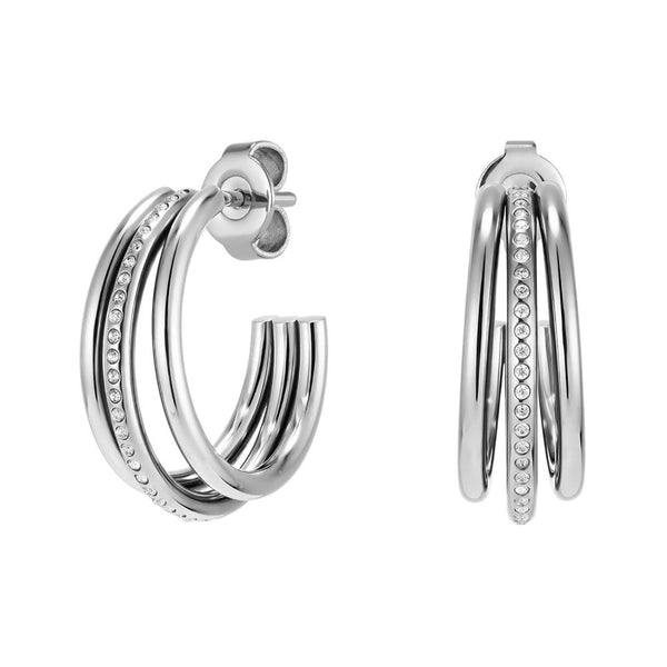 Olivia Burton Ladies Trend Edition Stacked Hoop Earrings