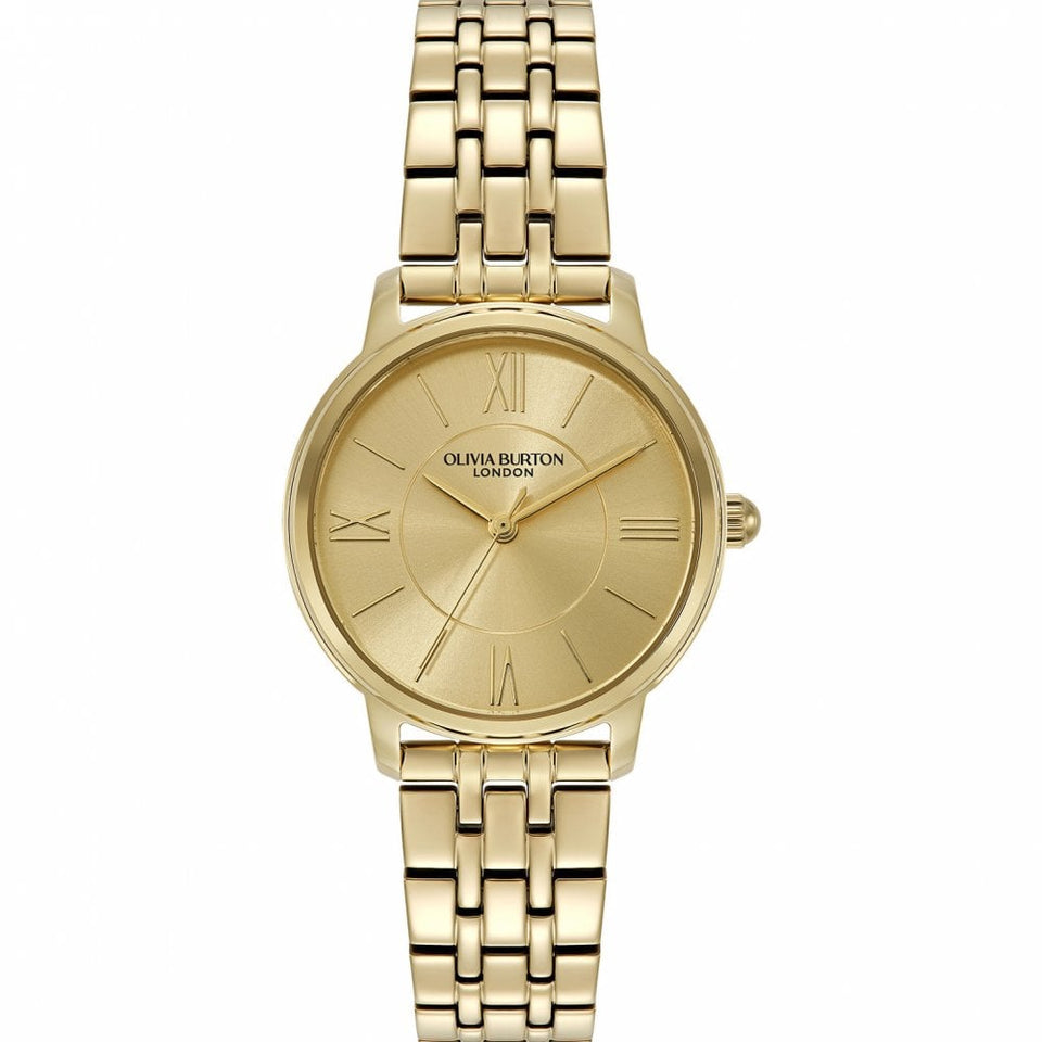 Olivia Burton Ladies Westbourne 30mm Gold Tone Bracelet Watch