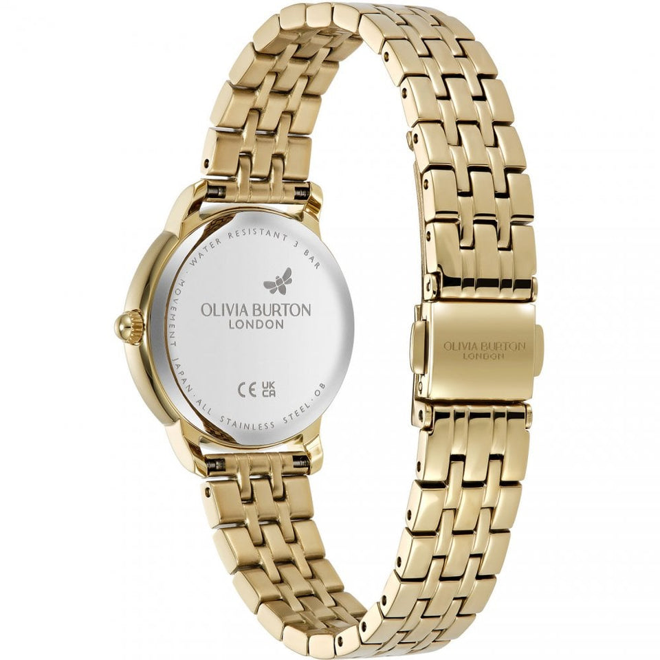 Olivia Burton Ladies Westbourne 30mm Gold Tone Bracelet Watch