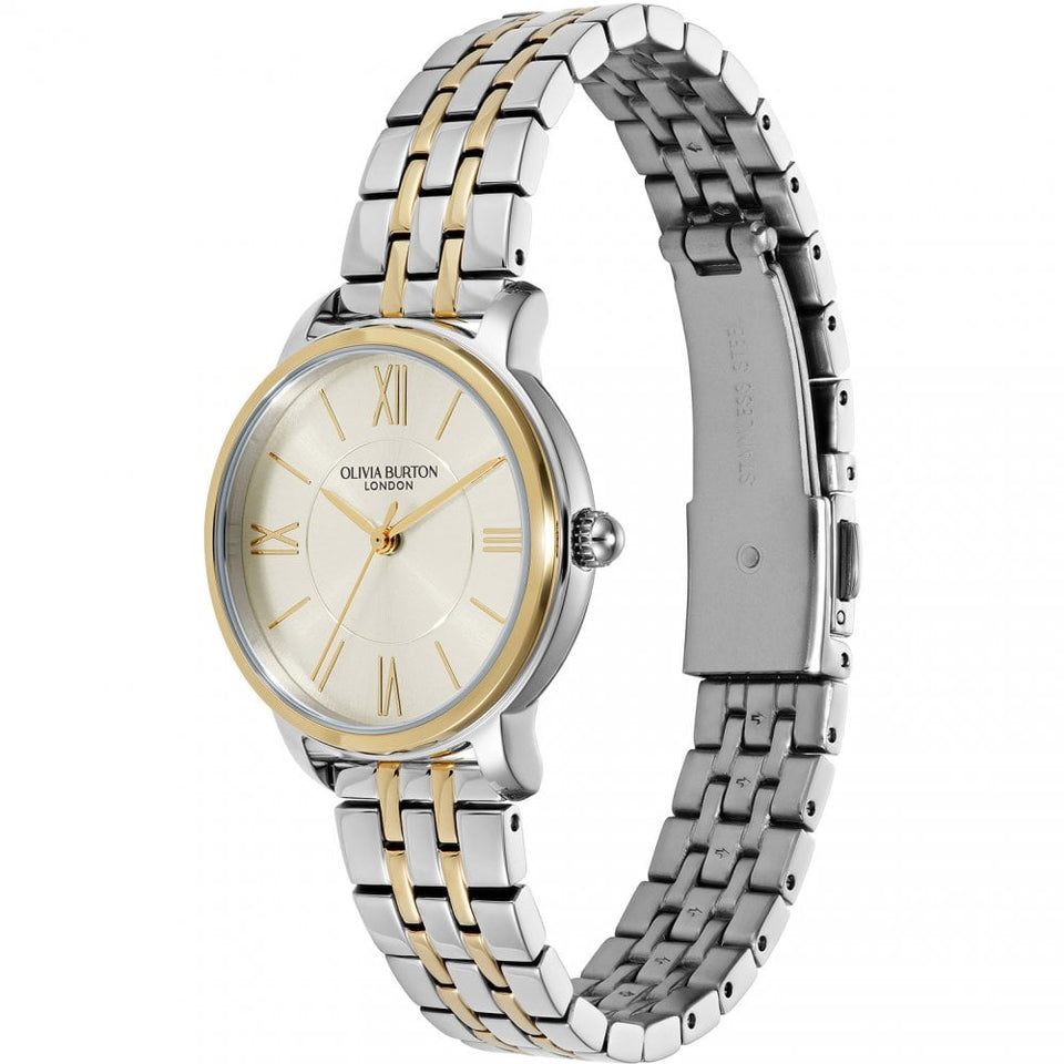 Olivia Burton Ladies Westbourne 30mm Two Tone Bracelet Watch
