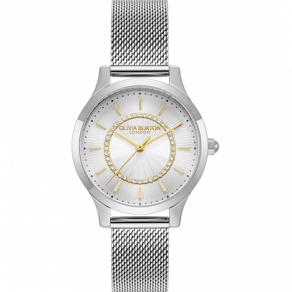Olivia Burton Ladies Wonderlust 30mm Mesh Bracelet Watch