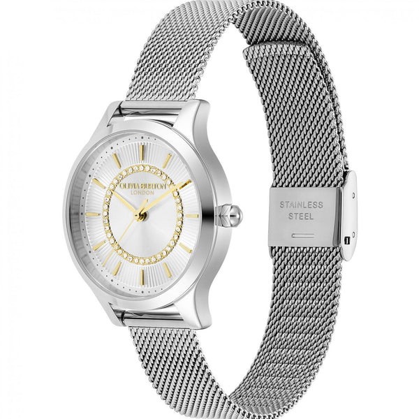 Olivia Burton Ladies Wonderlust 30mm Mesh Bracelet Watch