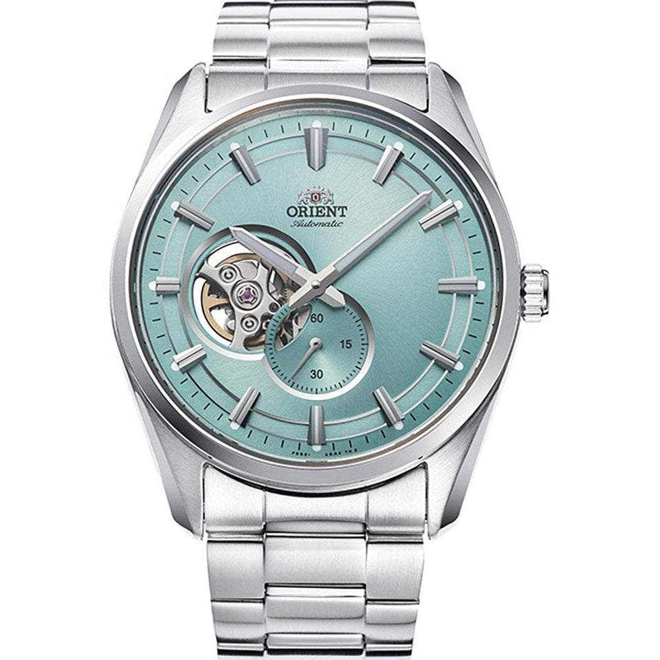 Orient AR00 Semi Skeleton Blue Dial 40.8mm Bracelet Watch