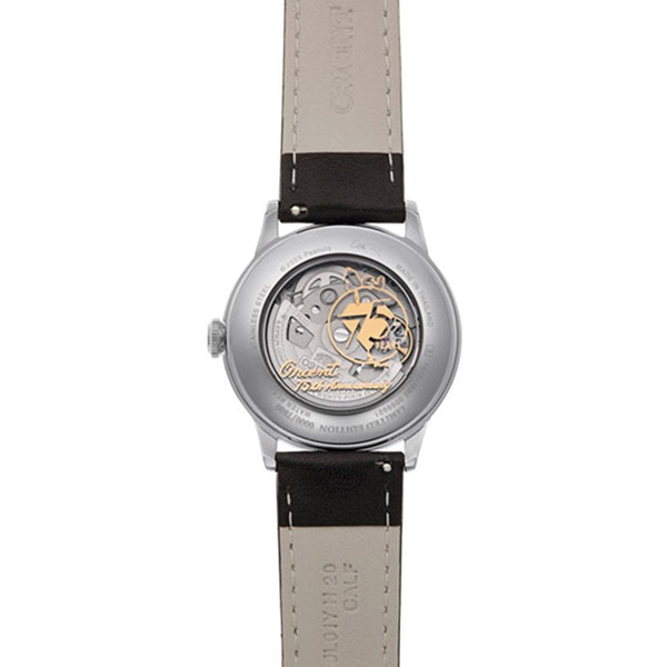 Orient Bambino Peanuts Edition 38mm Black Leather Strap Watch