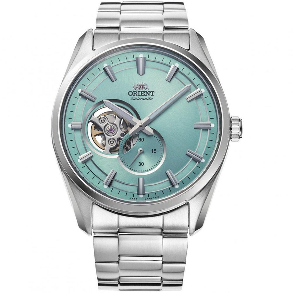 Orient Contemporary Semi-Skeleton Blue Dial Automatic Watch
