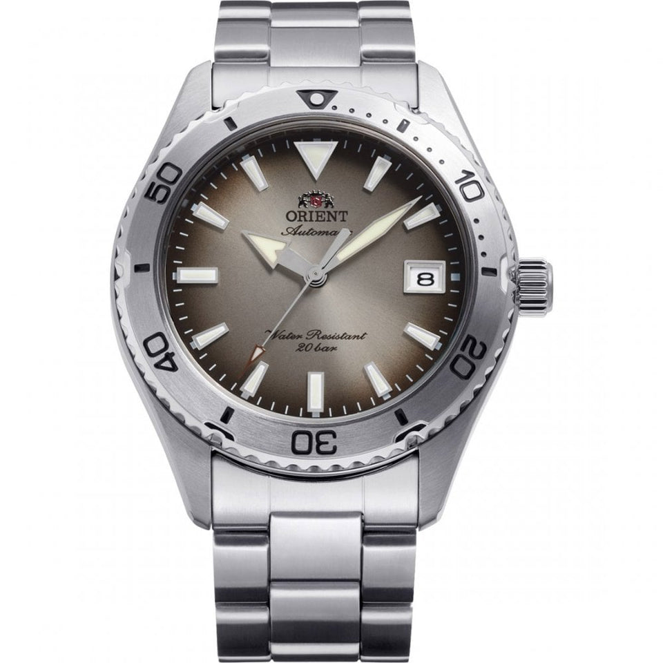 Orient Limited Mako Grey Dial 39.9mm Bracelet Watch