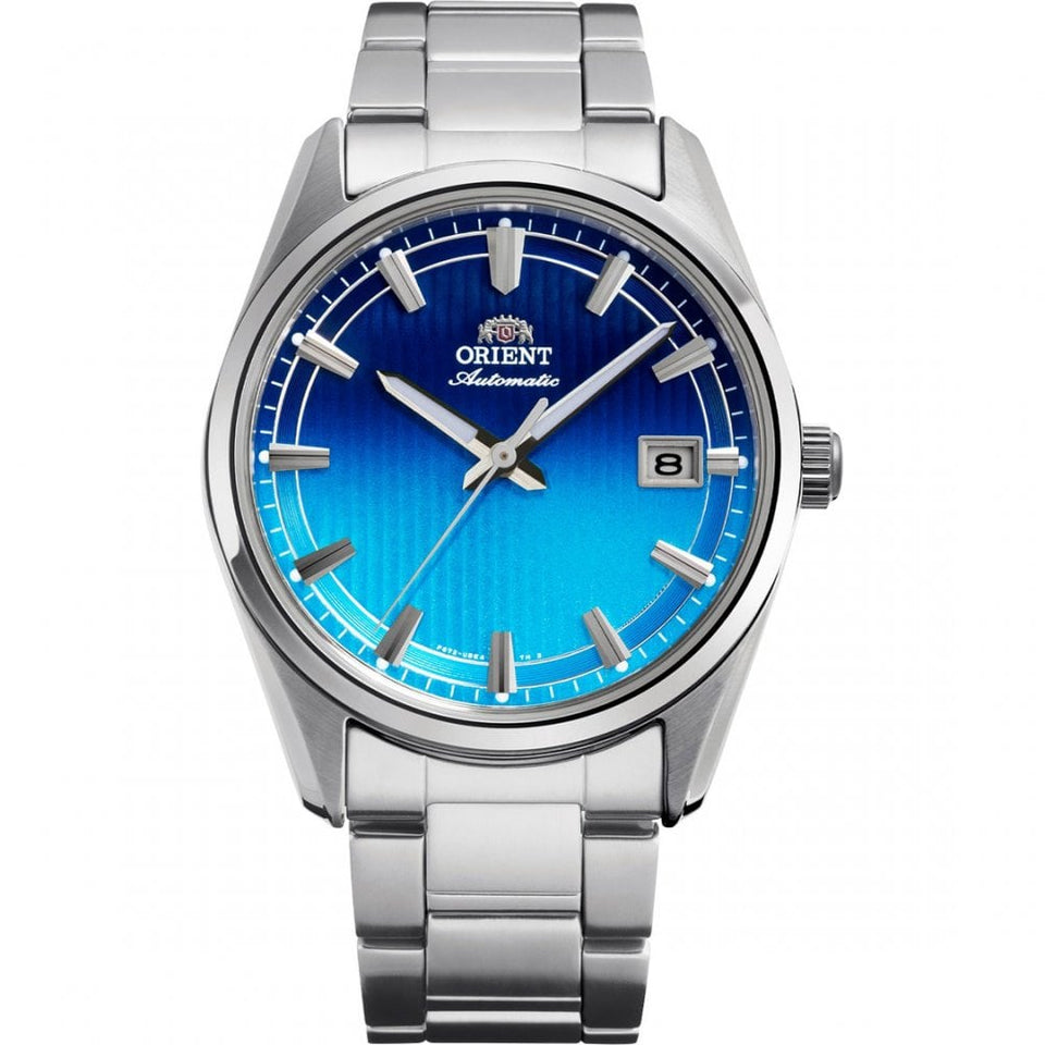 Orient Limited Stretto Date Blue Gradient 38.5mm Dial Bracelet Watch