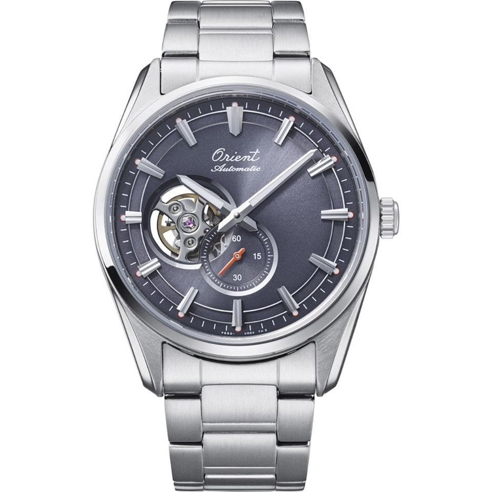 Orient Limited Stretto Semi Skeleton Grey Dial Bracelet Watch