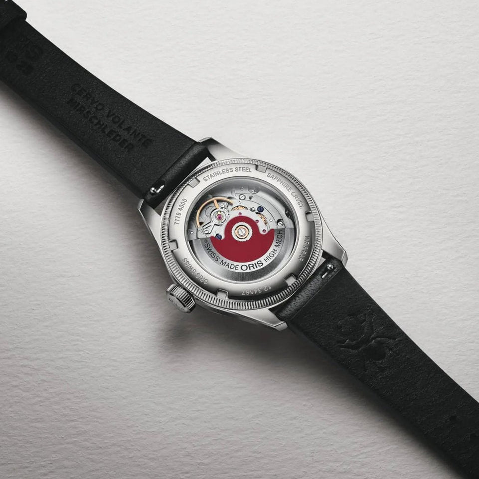 ORIS Big Crown Bullseye 38mm Cervo Volante Strap Watch