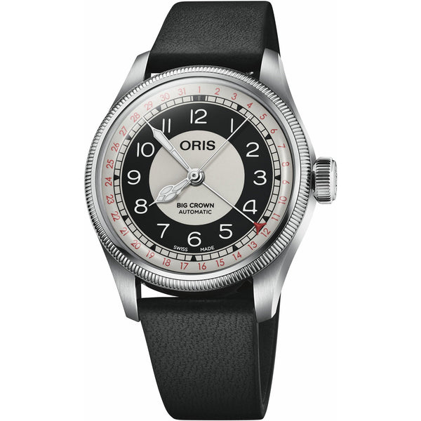 ORIS Big Crown Bullseye 38mm Cervo Volante Strap Watch