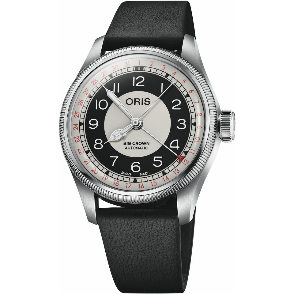 ORIS Big Crown Bullseye 38mm Cervo Volante Strap Watch