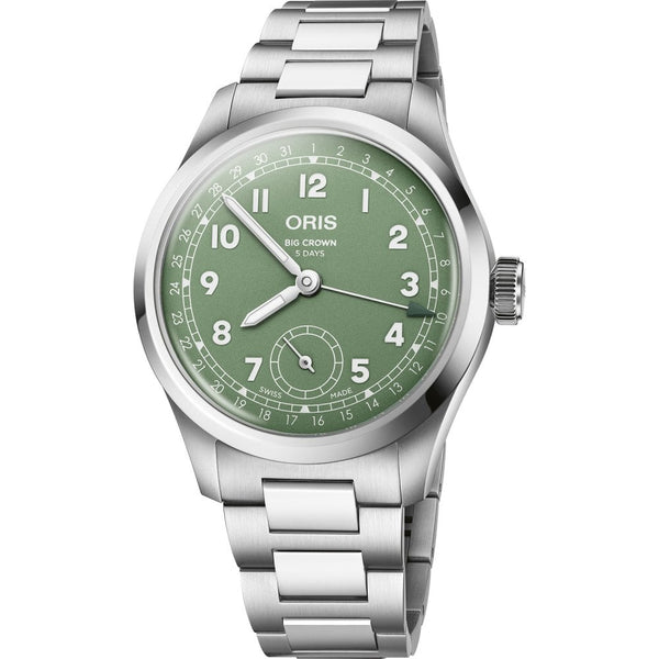 ORIS BIG CROWN POINTER DATE 40mm GREEN