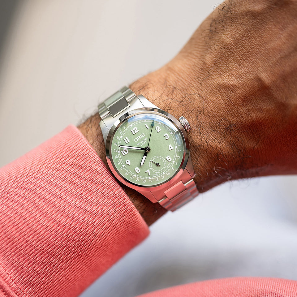 ORIS BIG CROWN POINTER DATE 40mm GREEN