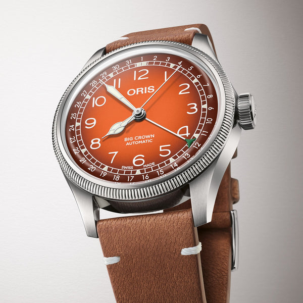 ORIS Big Crown Pointer Date x Cervo Volante Burnt Orange Watch