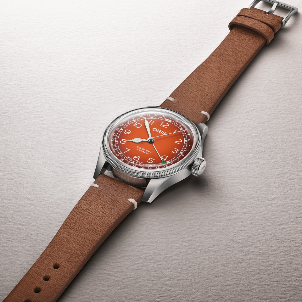 ORIS Big Crown Pointer Date x Cervo Volante Burnt Orange Watch
