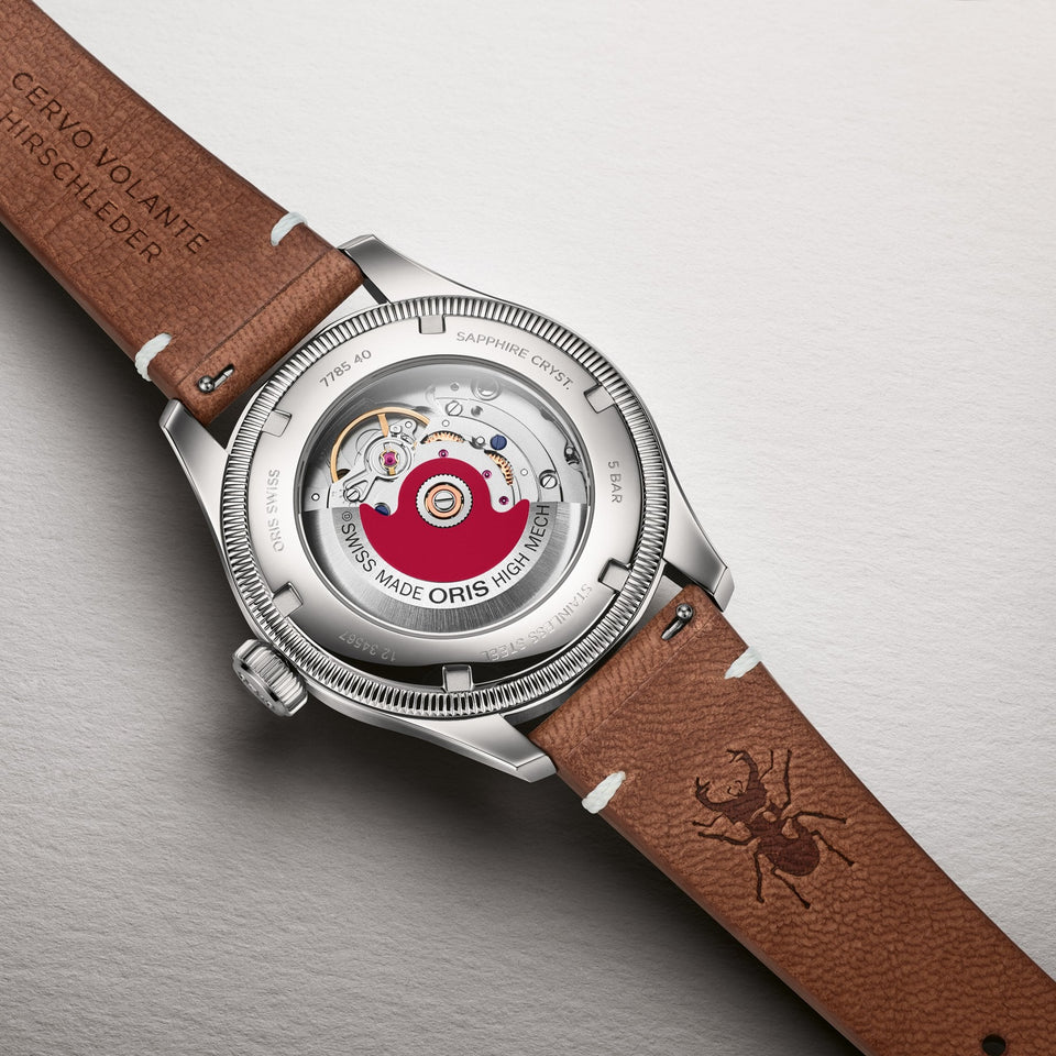 ORIS Big Crown Pointer Date x Cervo Volante Burnt Orange Watch