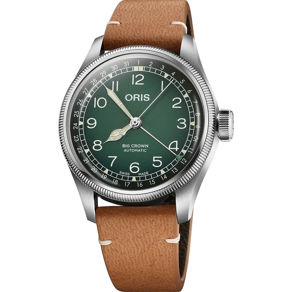 ORIS Big Crown X Cervo Volante 37mm Automatic Watch | Green Dial