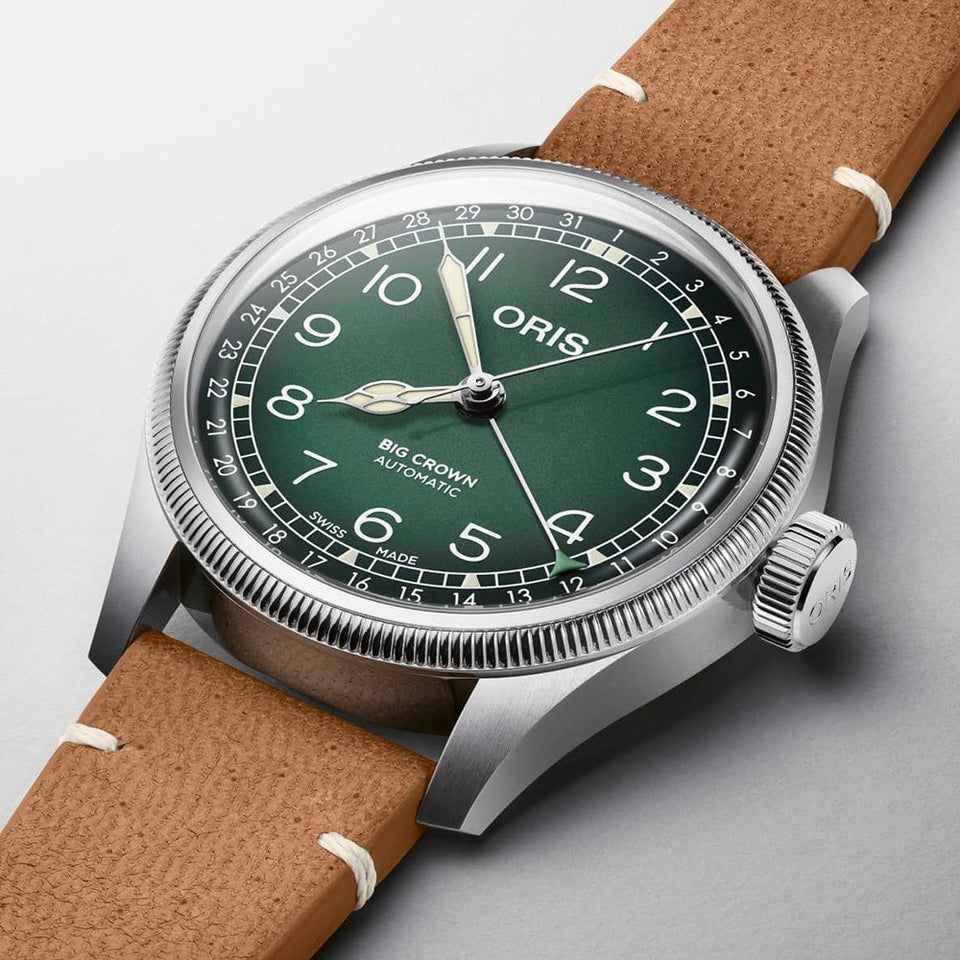 ORIS Big Crown X Cervo Volante 37mm Automatic Watch | Green Dial