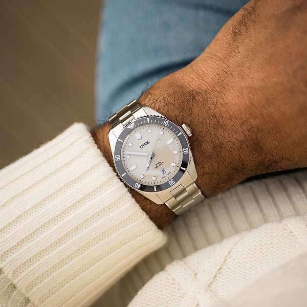 ORIS Divers Sixty-Five Beige Dial 39mm Watch