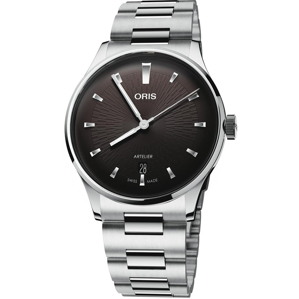 ORIS Men's ARTELIER 38mm Urban Dress Chocolate Black Dial Watch