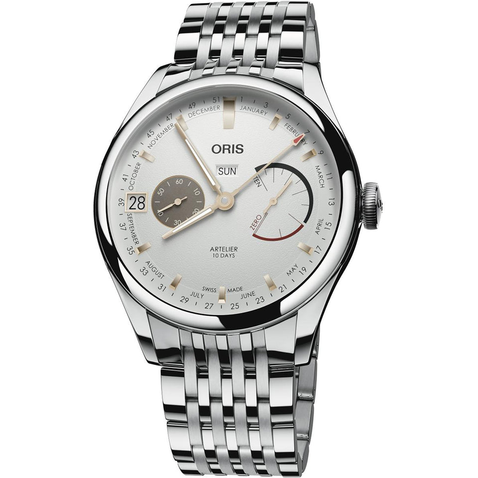 ORIS Men's ARTELIER Silver Dial Calendar Watch