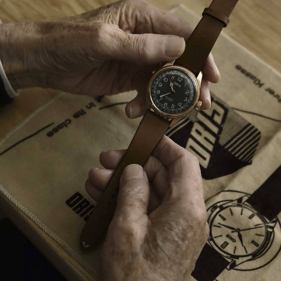 ORIS Men's Big Crown Pointer Date 80th Anniversary Bronze Watch