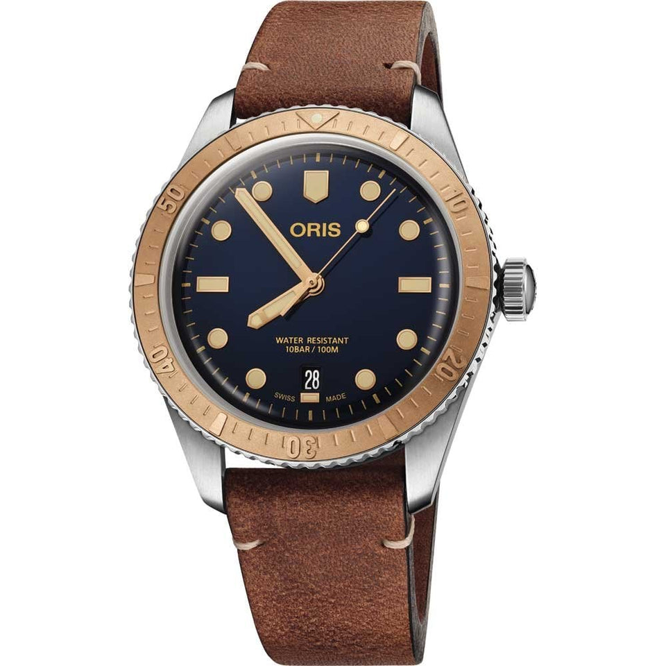 ORIS Men's Diver's Sixty-Five Bronze Bezel Auto 40mm Watch