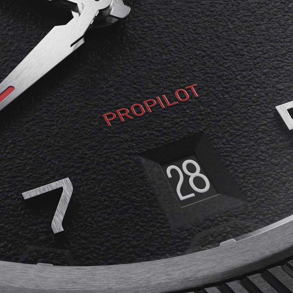 ORIS Men's ProPilot Date Automatic Black Dial Bracelet Watch