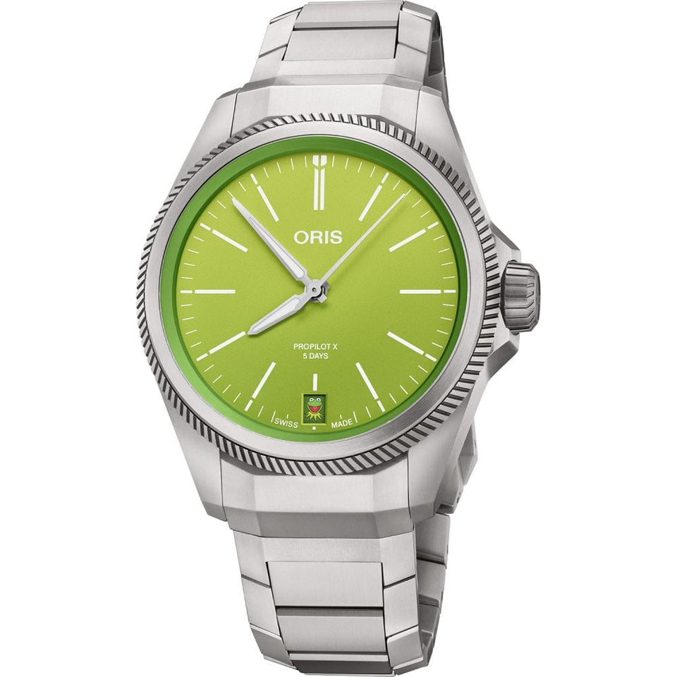 ORIS Men's ProPilot X Kermit Edition Calibre 400 Automatic Watch