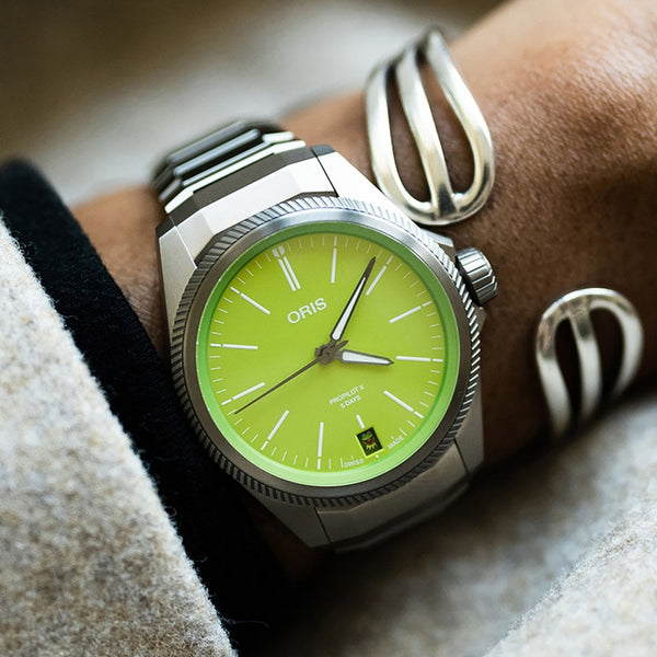ORIS Men's ProPilot X Kermit Edition Calibre 400 Automatic Watch