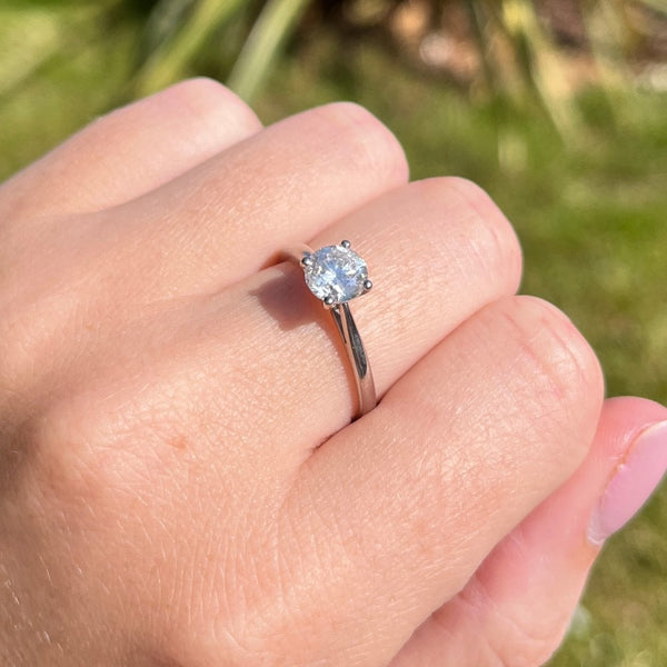 Francis & Gaye Platinum 1.09ct Round Brilliant Solitaire Ring