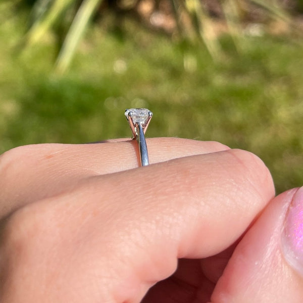 Francis & Gaye Platinum 1.09ct Round Brilliant Solitaire Ring