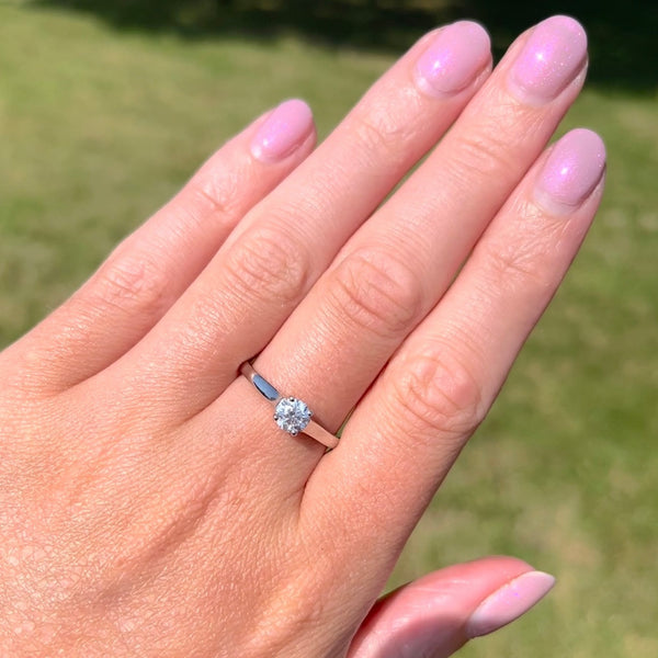 Francis & Gaye Platinum 'D' Colour 0.50ct Diamond Solitaire Ring