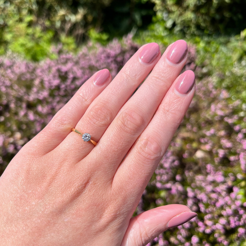 Francis & Gaye PRE-LOVED 18ct Gold Diamond Solitaire Ring