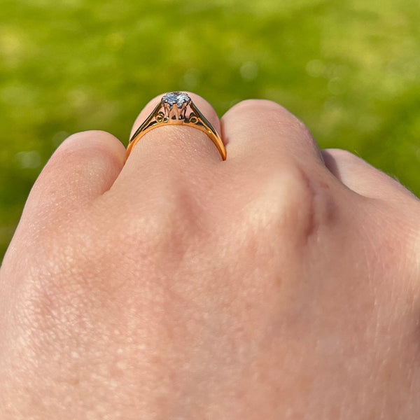 Francis & Gaye PRE-LOVED 18ct Gold Diamond Solitaire Ring
