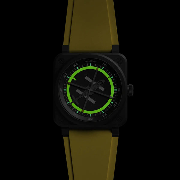 Bell & Ross Men's BR-03 HELIPAD Limited Edition Watch (XXX/500)