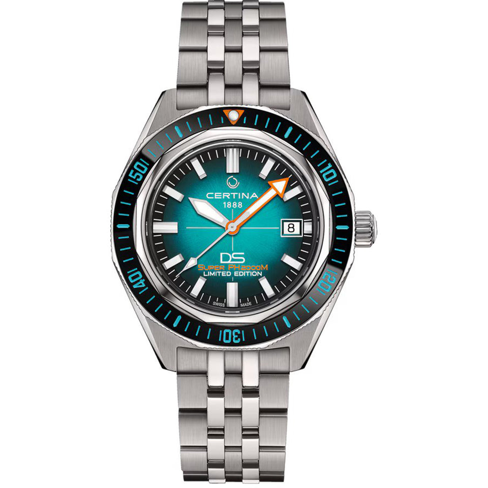 Certina Men's DS Super PH2000M STC Limited Edition Blue Titanium Automatic Watch