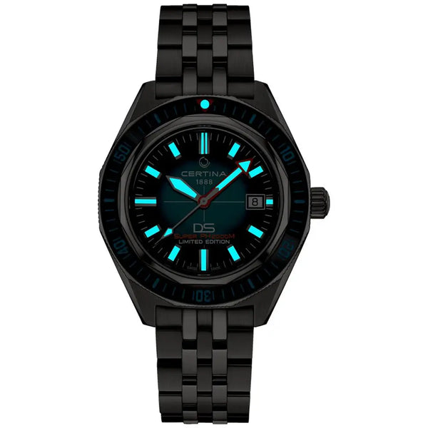 Certina Men's DS Super PH2000M STC Limited Edition Blue Titanium Automatic Watch