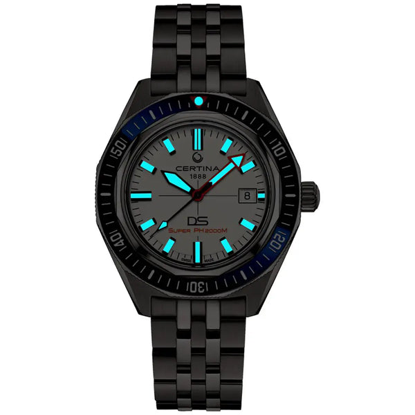 Certina Men's DS Super PH2000M Titanium Blue Watch