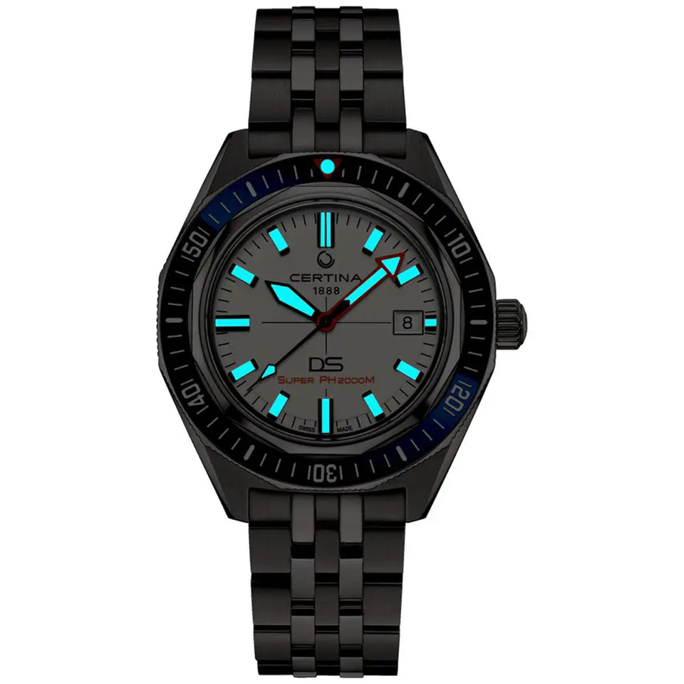 Certina Men's DS Super PH2000M Titanium Blue Watch