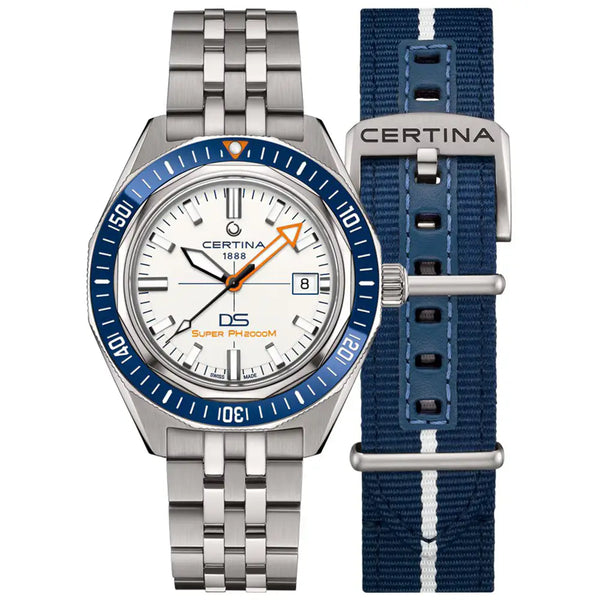 Certina Men's DS Super PH2000M Titanium Blue Watch